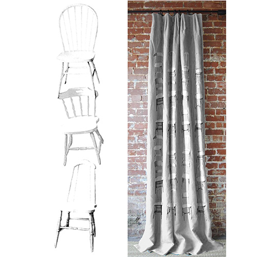 [maison el BARA] Chairworks Curtain (White ver.)