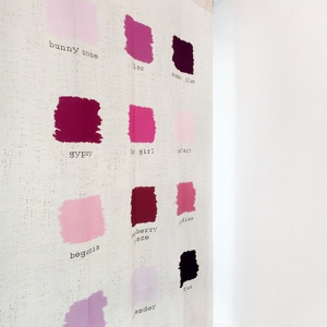 [maison el BARA] Colorchip pink Curtain