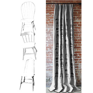 [maison el BARA] Chairworks Curtain (Gray ver.)