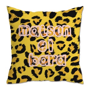 Cheetah Yellow Cushion