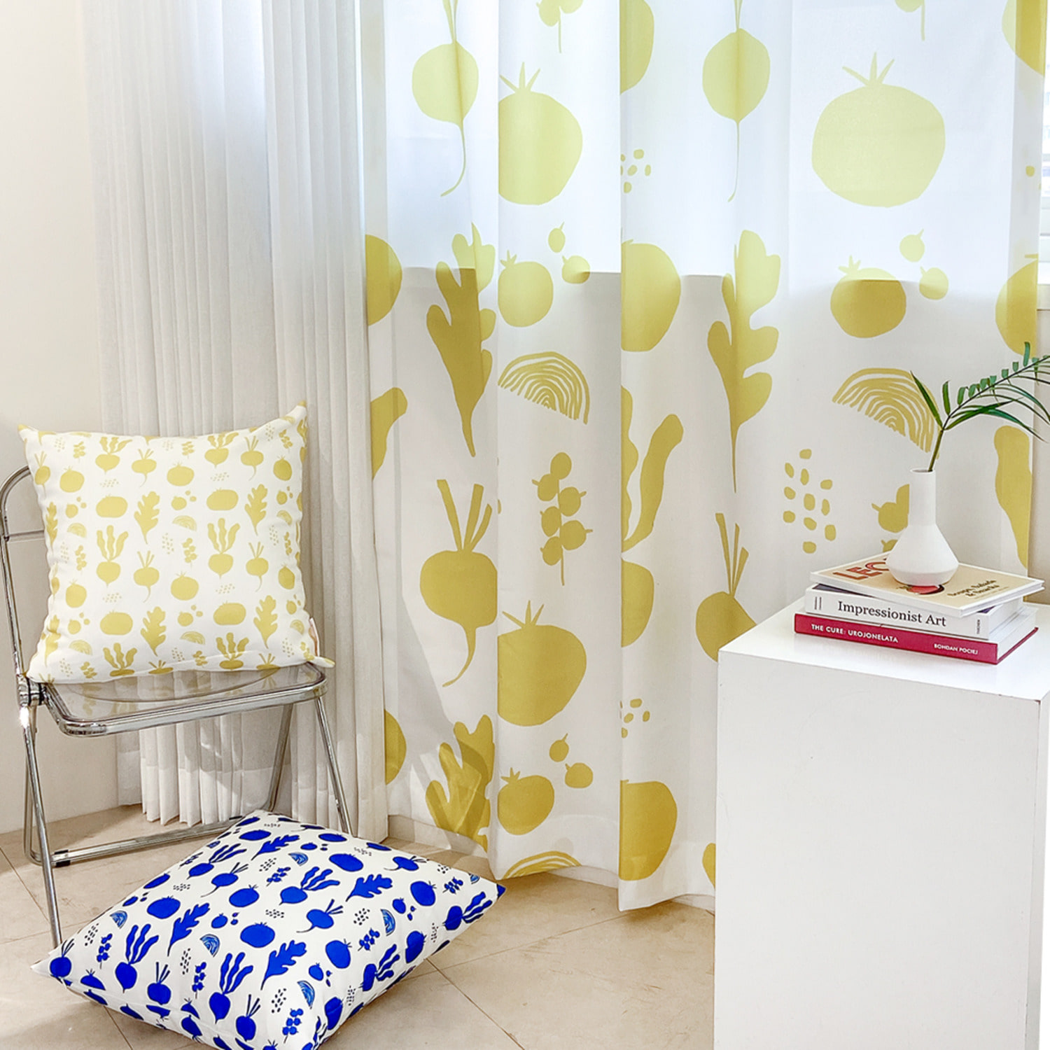 Vegetable yellow Curtain
