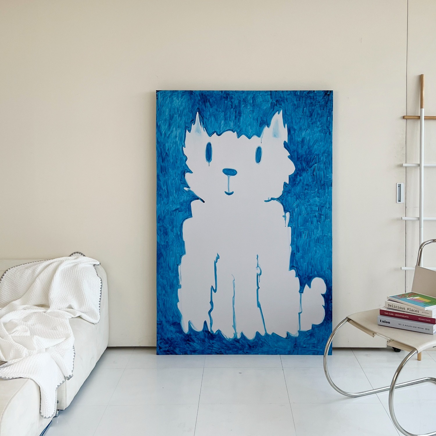 [a.o.b] Sky dog , cloud cat blue artwork