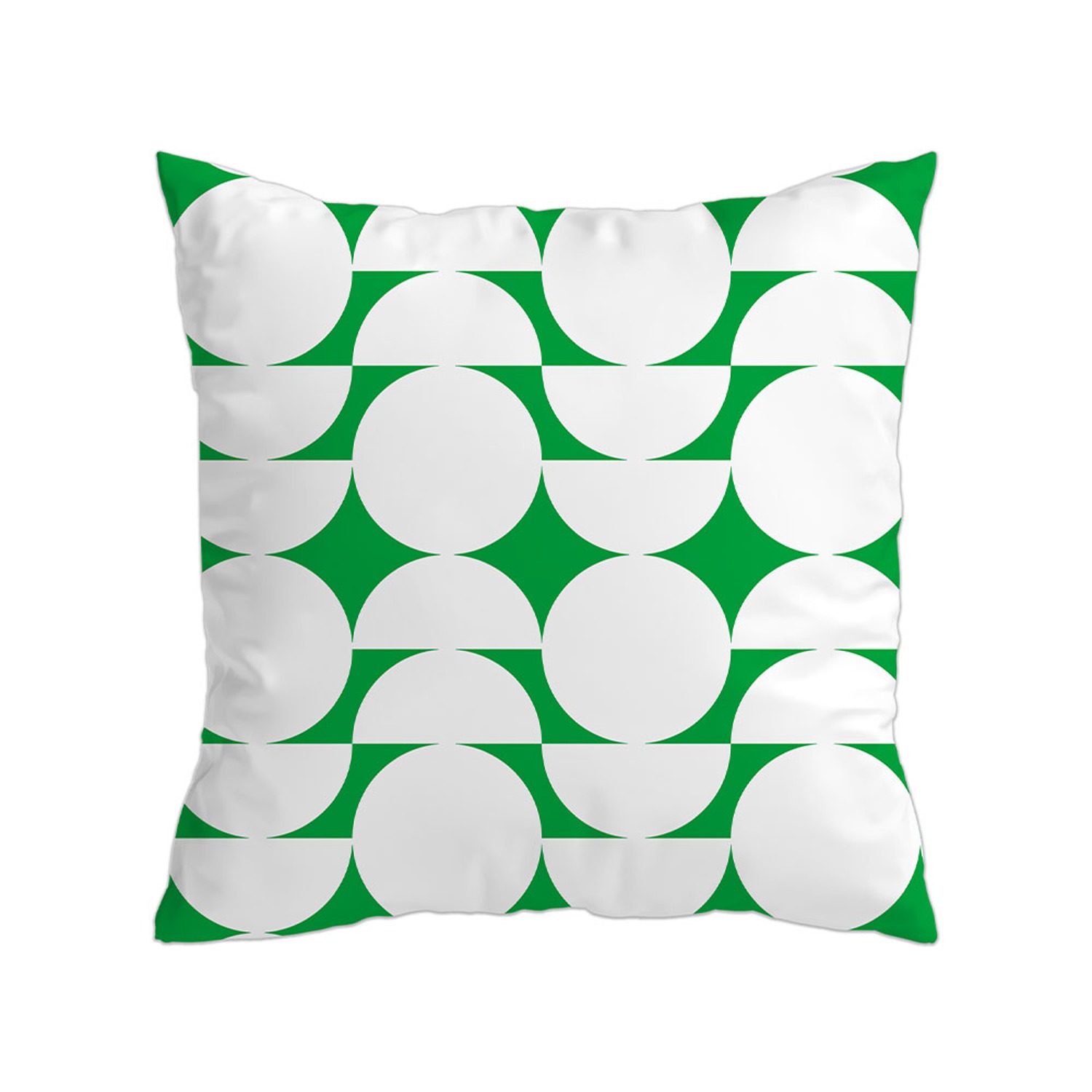 [drawing AMY] Circle Green Cushion