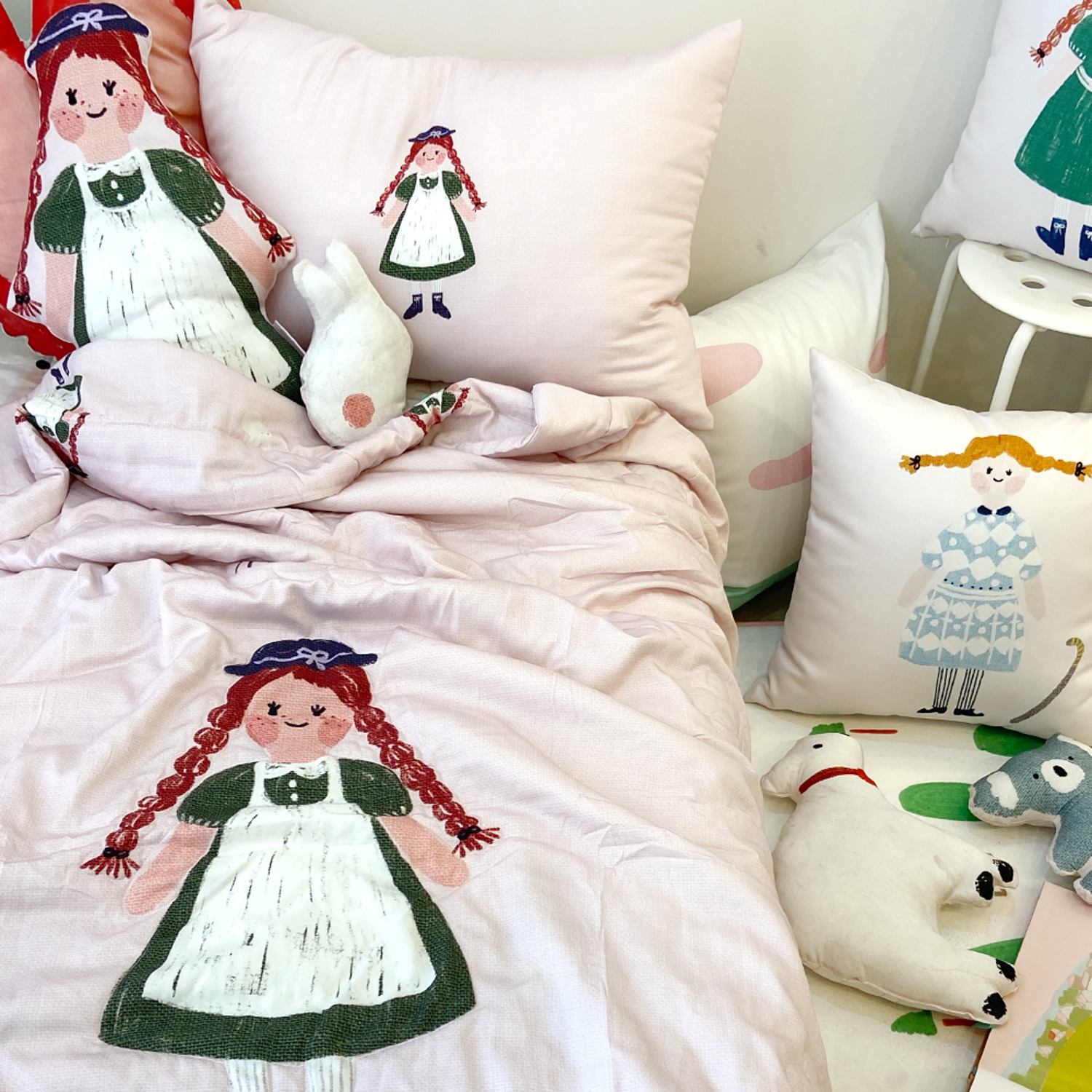 [drawing AMY] Anne Of Green Gables summer bed comforter set