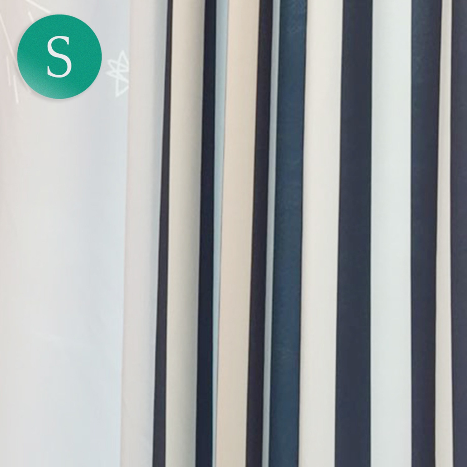 [샘플세일] Stripe gray (Thick) Curtain