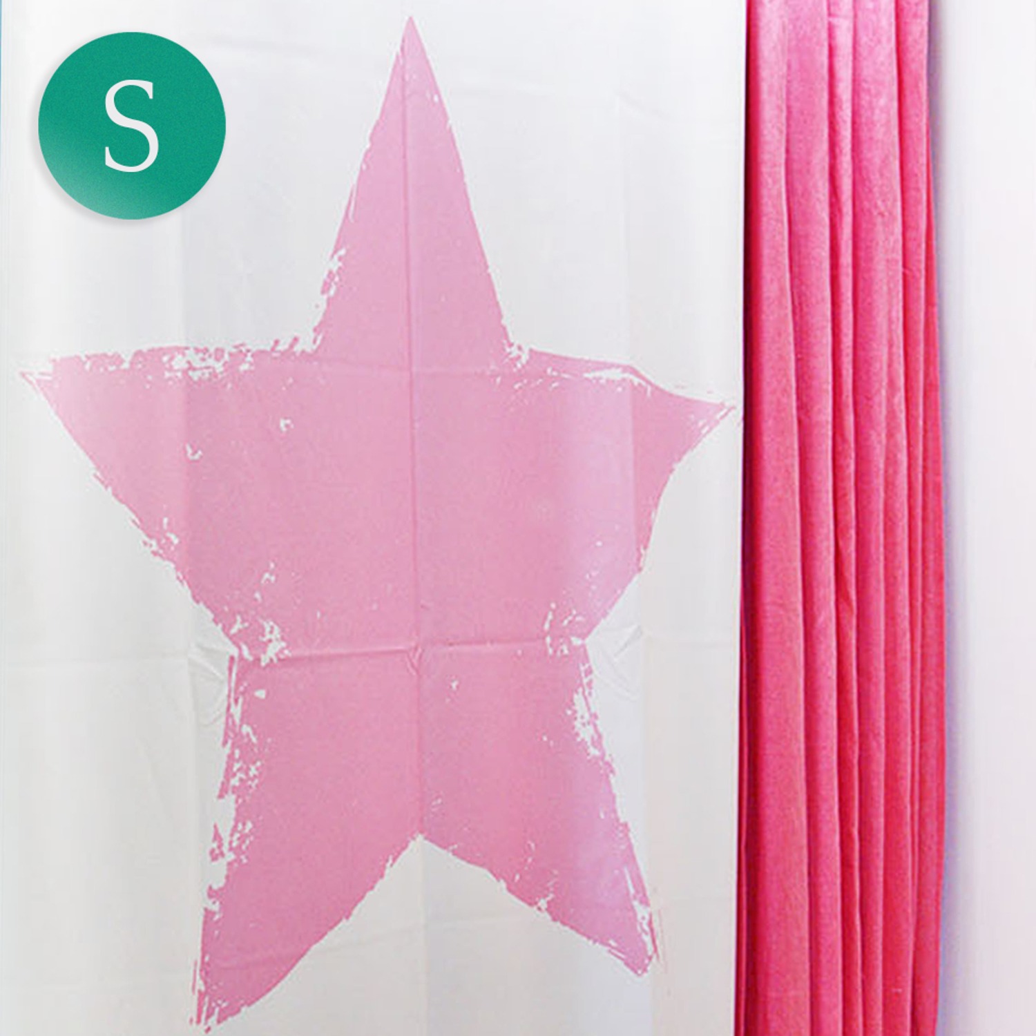 [샘플세일] Star pink Curtain